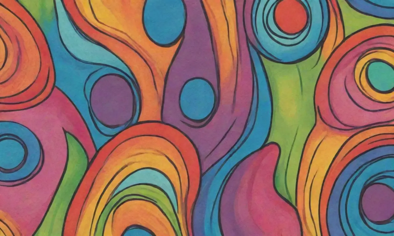 Colores vibrantes y formas dinámicas crean una composición visual atractiva y funcional