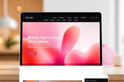 Interfaz blog minimalista