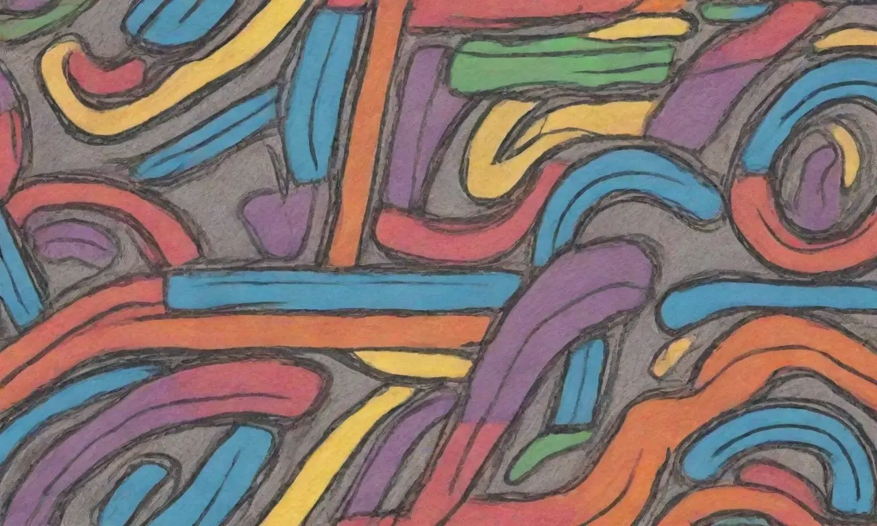 Líneas y colores vibrantes crean profundidad y dinamismo en herramientas visuales