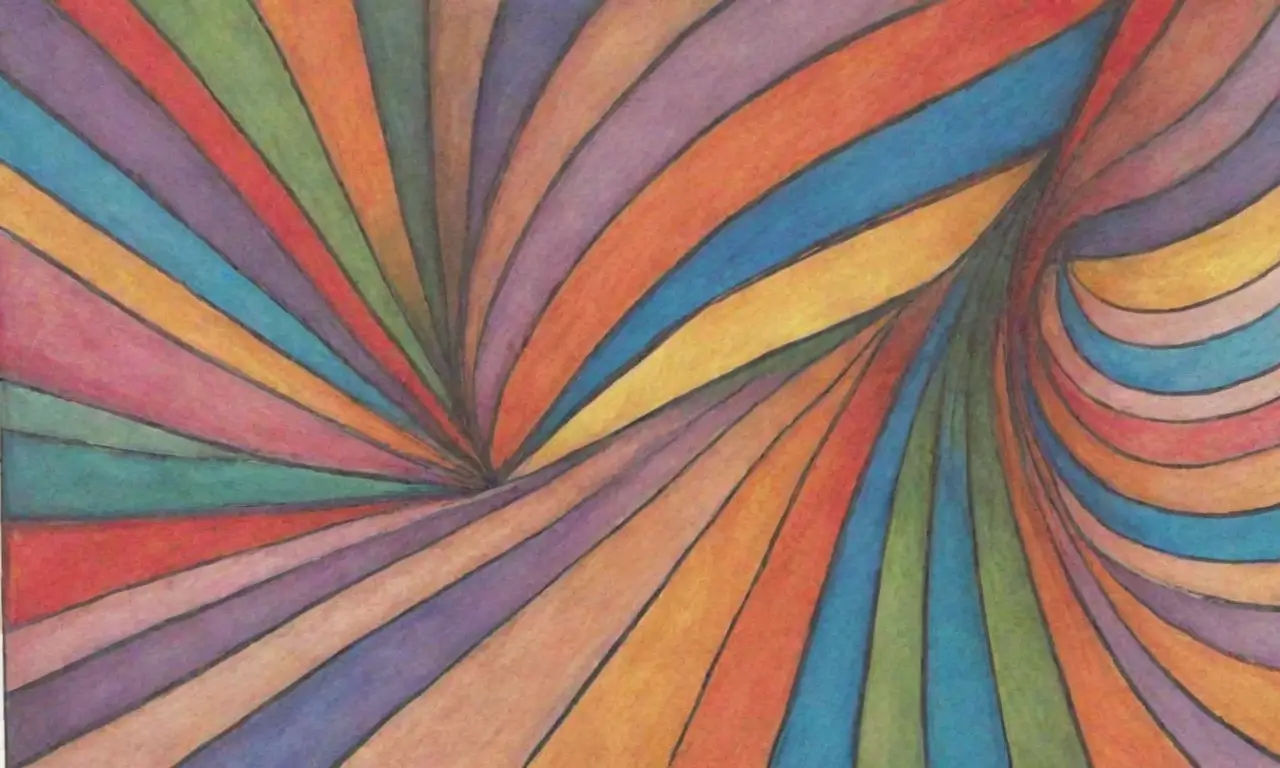 Colores vibrantes y texturas delicadas crean una composición equilibrada y emocional