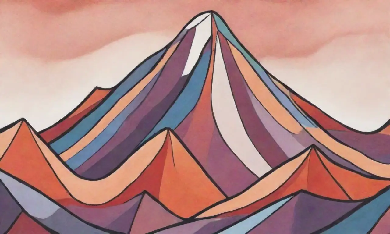 Una composición armoniosa de líneas, texturas y colores evoca profundidad, desafío y unidad
