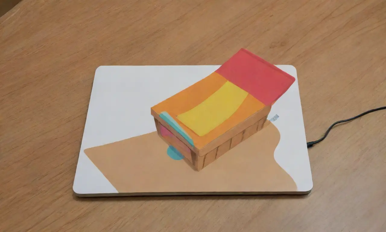 Un laptop elegante con el logo de Shopify y un ambiente cálido y dinámico