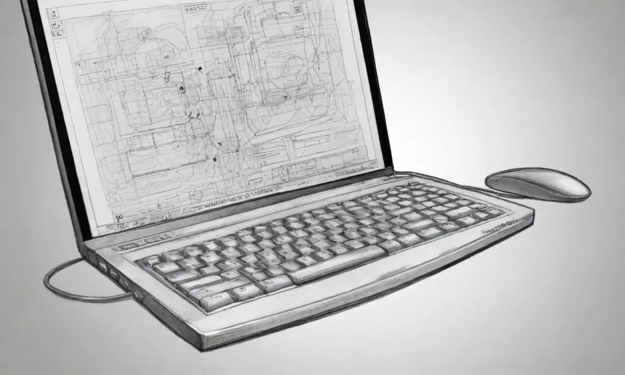 Un diseño de interfaz de computadora combina líneas, texturas y colores para transmitir funcionalidad y profesionalismo