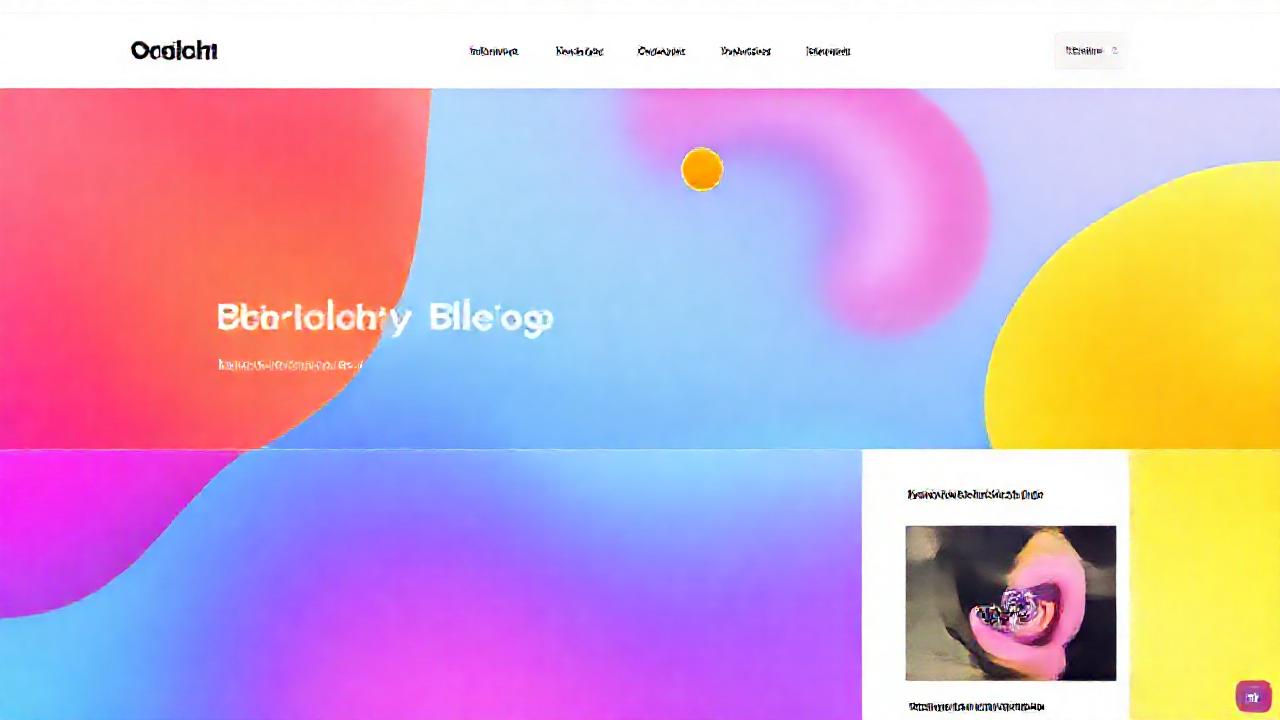 El blog es moderno