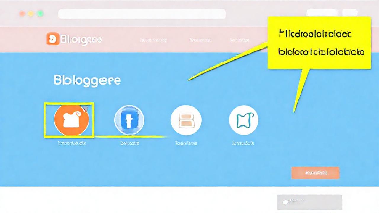Interfaz de blog con diseño vibrante