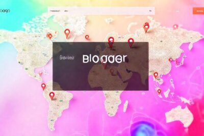 Una interfaz de blog moderna e interactiva