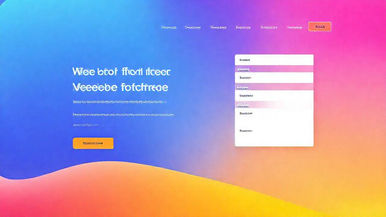 Un diseño web moderno y optimista