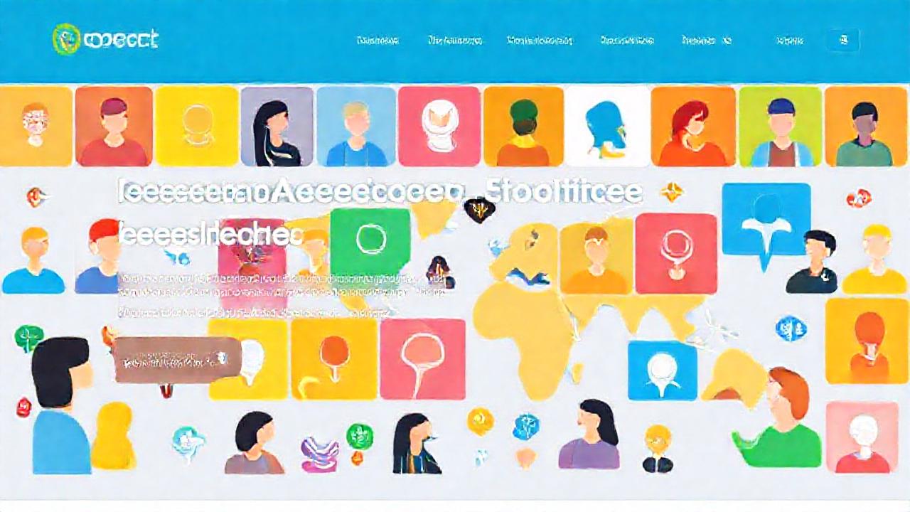 Un sitio web accesible y atractivo global