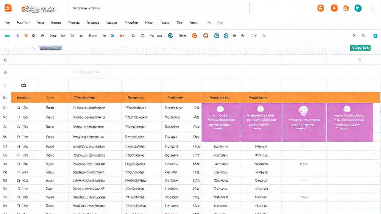 Interfaz de blog con datos visuales