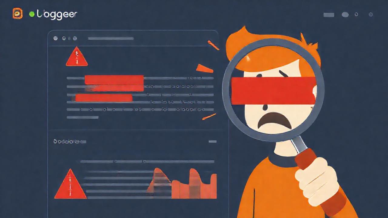 Interfaz de blog problemática y confusa