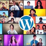 WordPress: conexión creativa digital vibrante