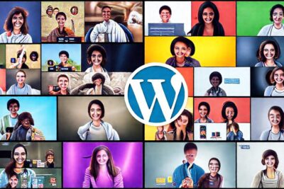 WordPress: conexión creativa digital vibrante