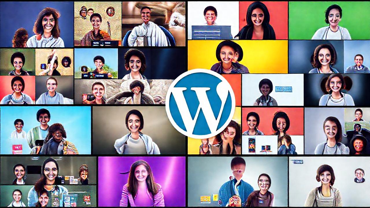 WordPress: conexión creativa digital vibrante