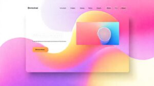 Diseño web moderno y minimalista atractivo