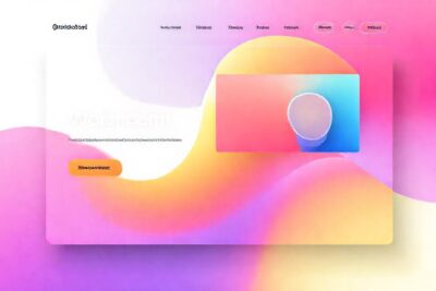 Diseño web moderno y minimalista atractivo