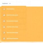 Interfaz de blog: diseño limpio y colorido