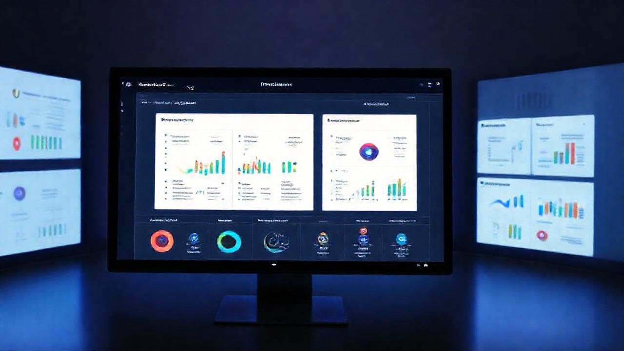 Interfaz digital visualmente atractiva y profesional