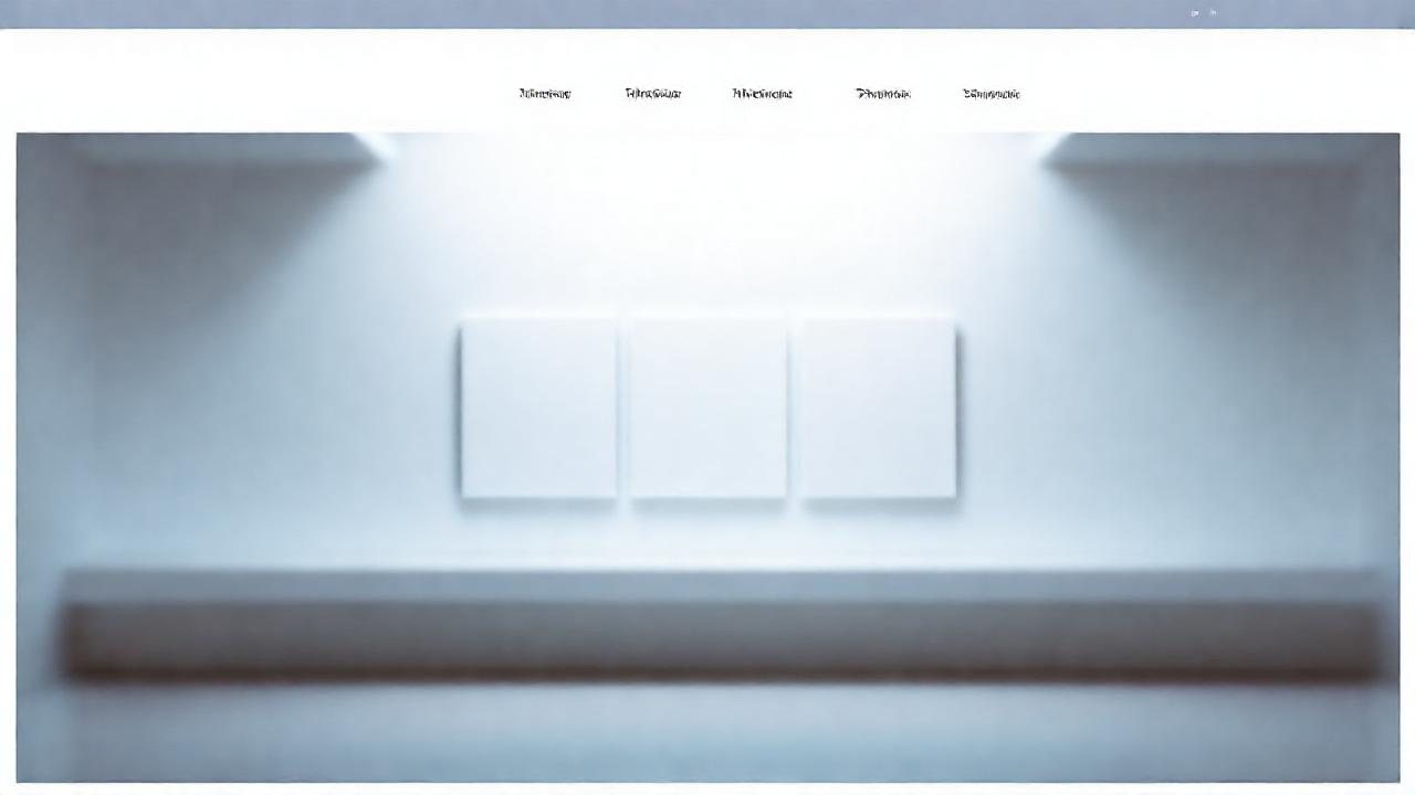 Un sitio web minimalista y elegante