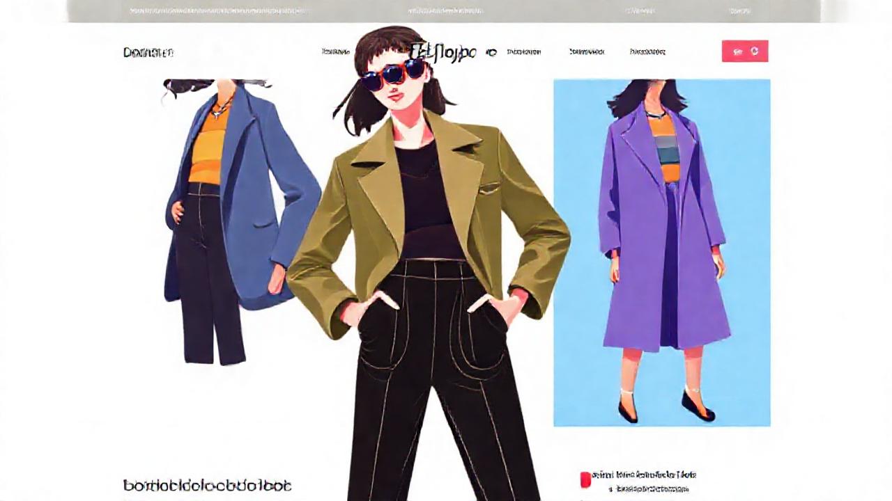 Un blog de moda digitalmente atractivo
