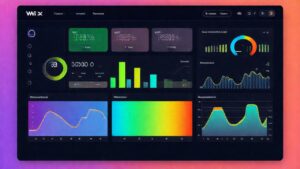 Dashboard moderno visualiza datos web