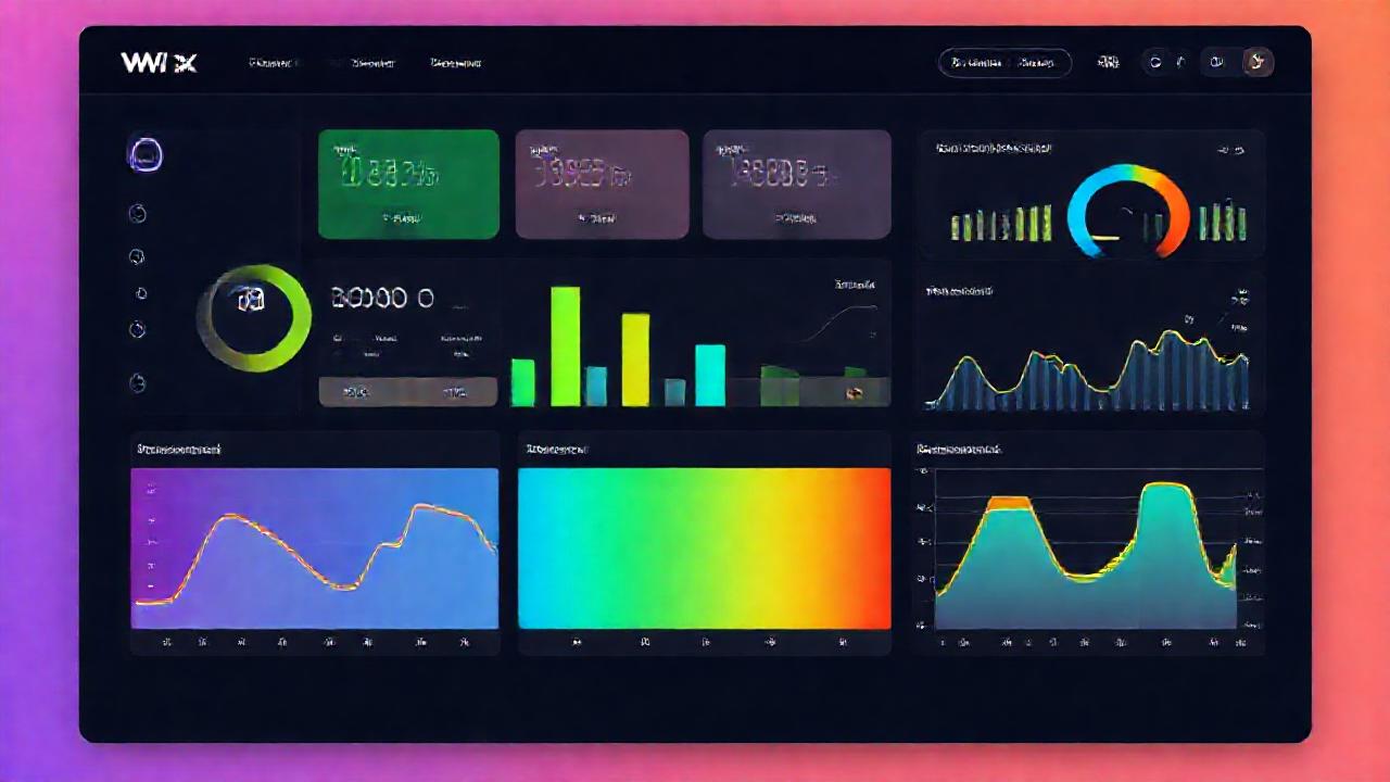 Dashboard moderno visualiza datos web