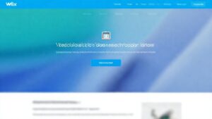 Wix solicita actualizaciones con diseño limpio