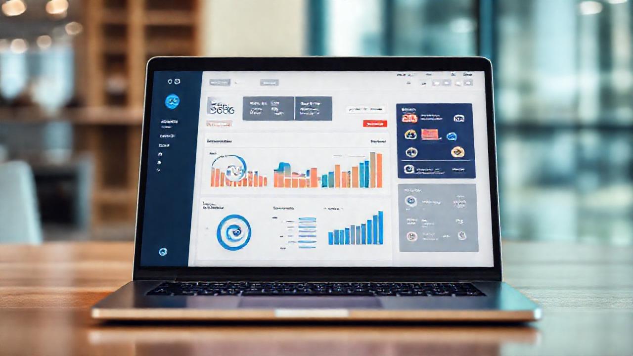 Una laptop moderna muestra aprendizaje digital