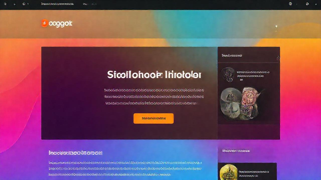 Un blog moderno con diseño atractivo