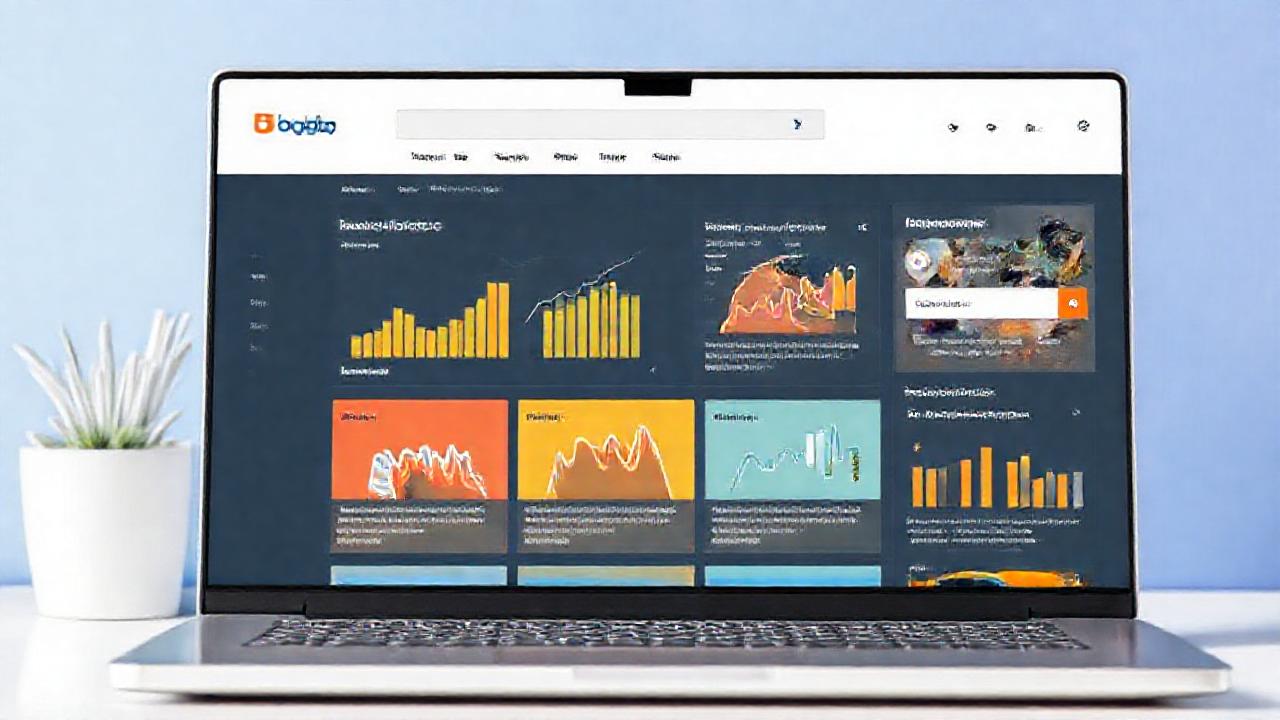 Una interfaz de blog digitalmente optimista
