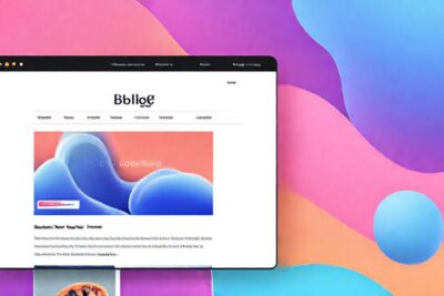 Un blog moderno y atractivo visualmente