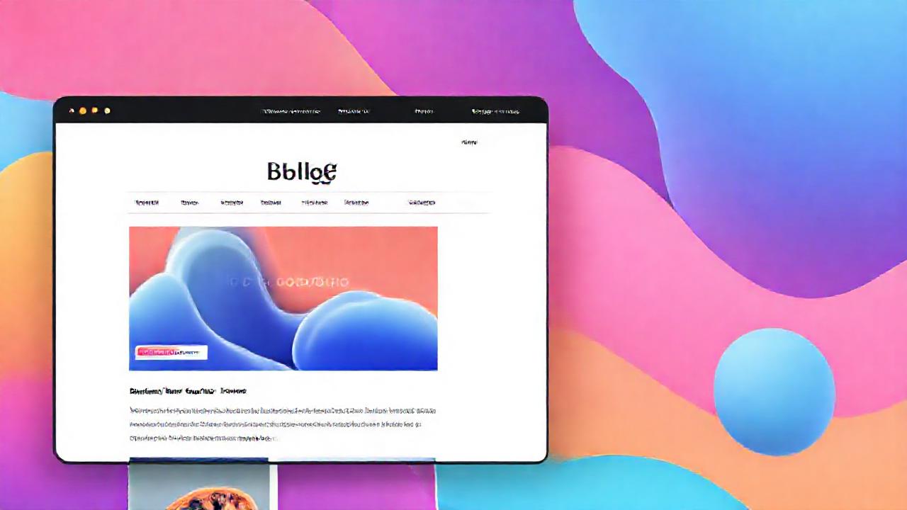 Un blog moderno y atractivo visualmente