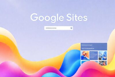 Google Sites ofrece un diseño moderno vibrante