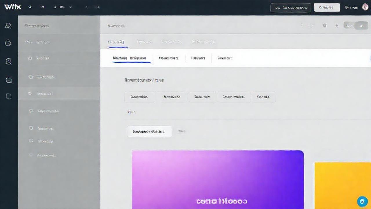Wix ofrece una interfaz digital moderna y limpia