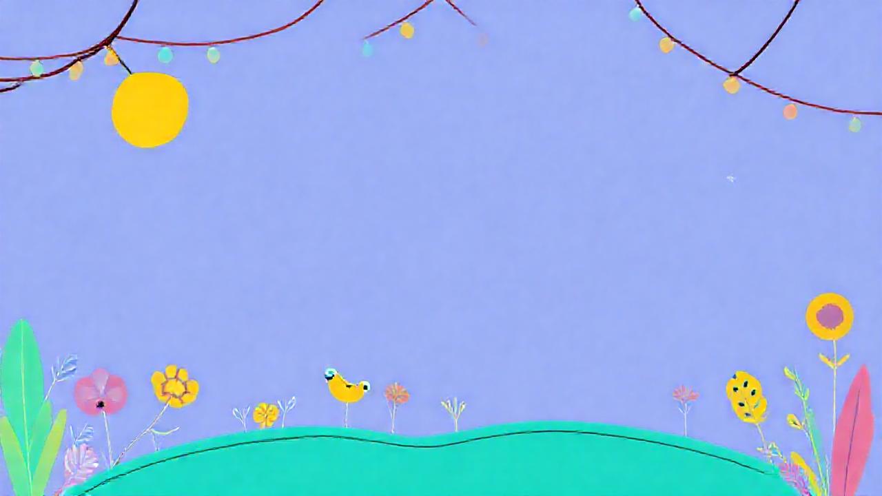Plantilla de blog colorida y alegre