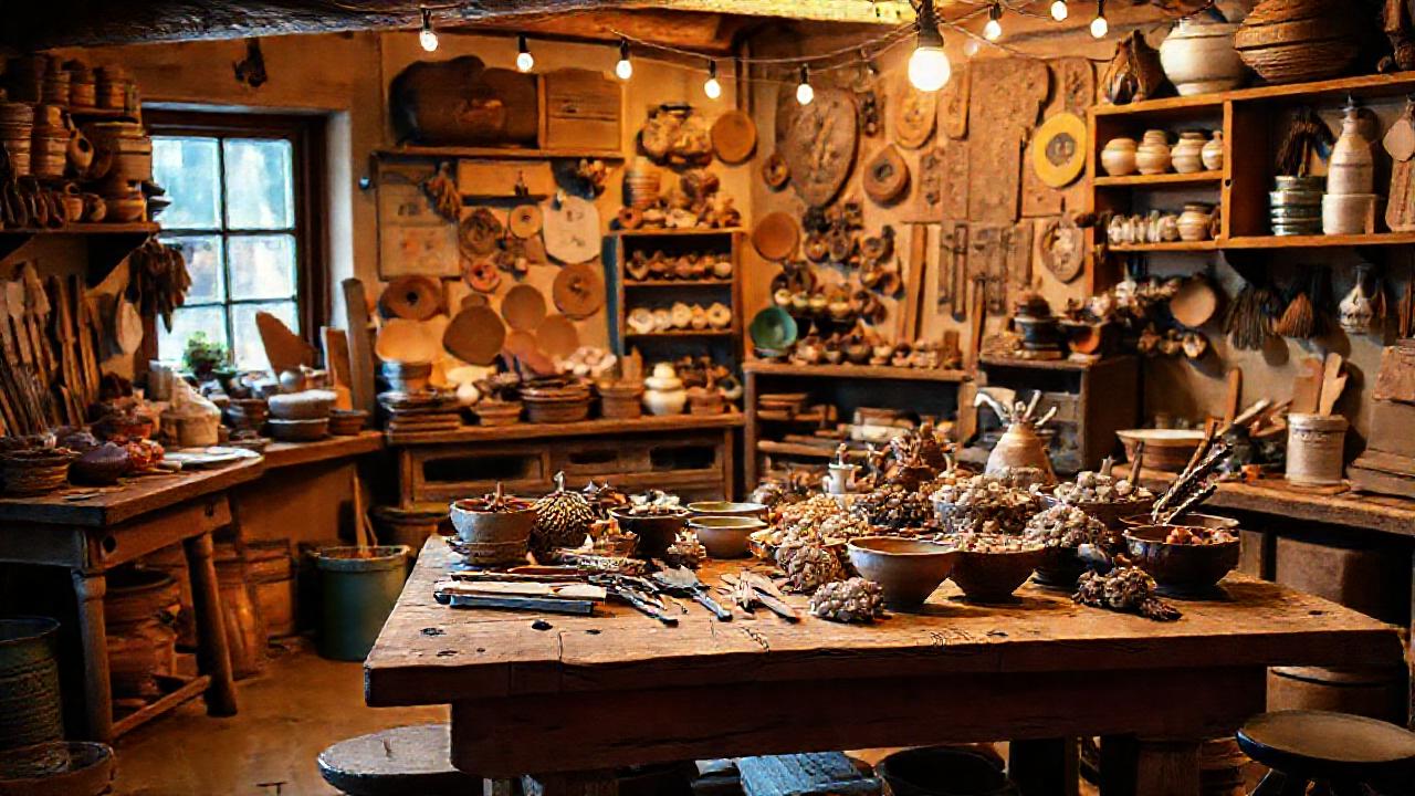 Talleres artesanales ofrecen productos vibrantes y acogedores