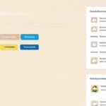 Una interfaz de blog vibrante y amigable