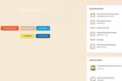 Una interfaz de blog vibrante y amigable