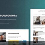 Plantilla de blog moderna y atractiva