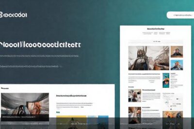 Plantilla de blog moderna y atractiva