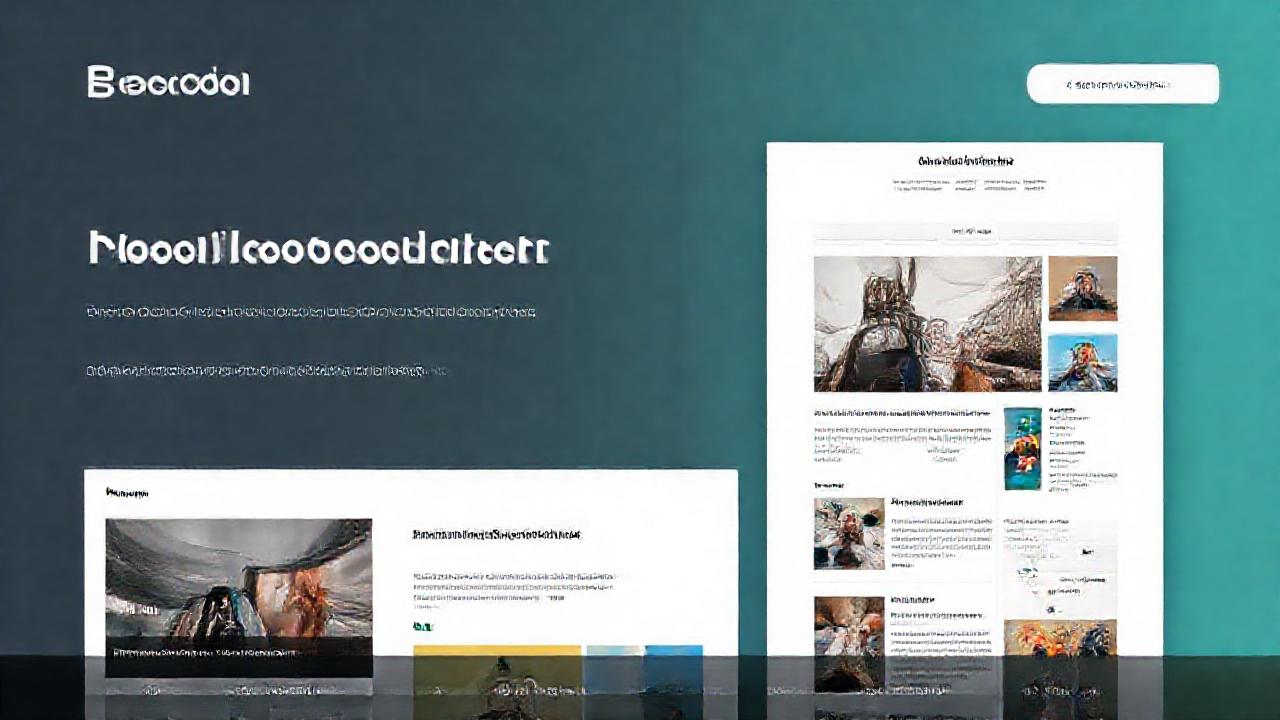 Plantilla de blog moderna y atractiva