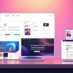 Diseño web moderno y vibrante