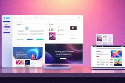 Diseño web moderno y vibrante