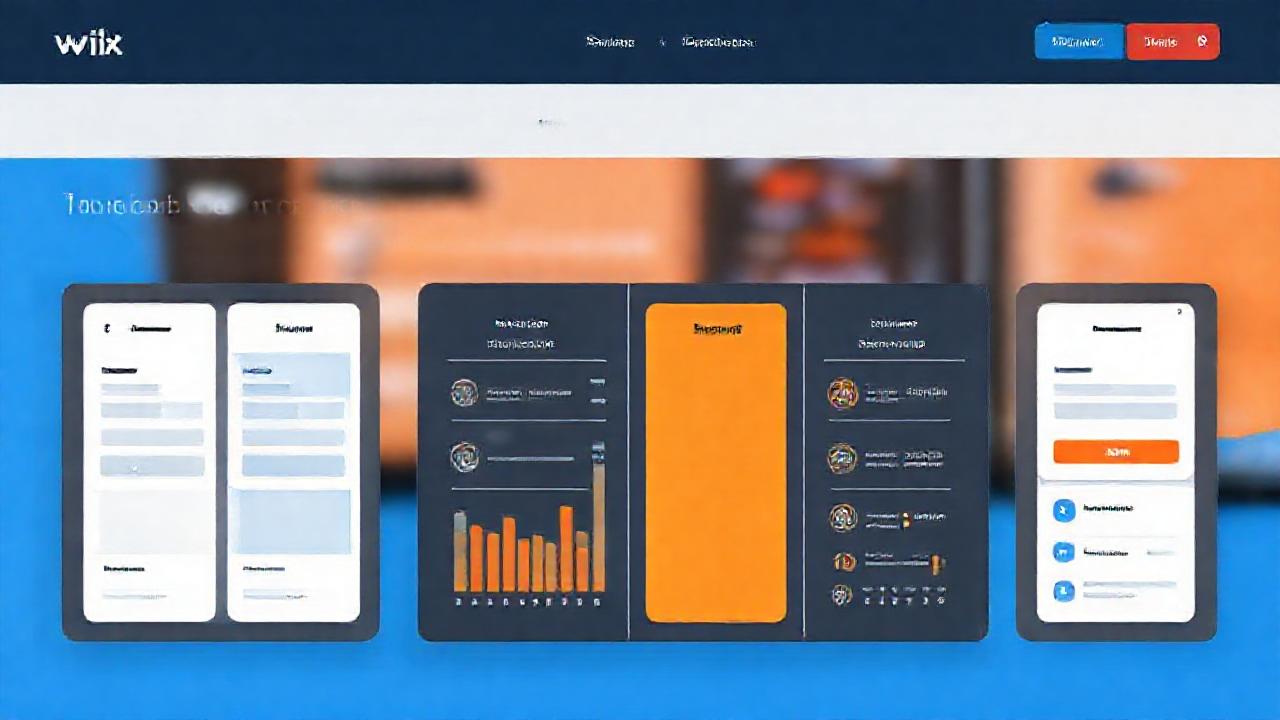 Wix ofrece diseño intuitivo y colorido