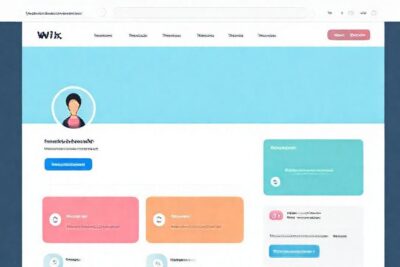 Wix ofrece una interfaz profesional y colorida