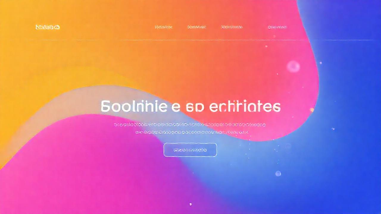 Un sitio web moderno y vibrante