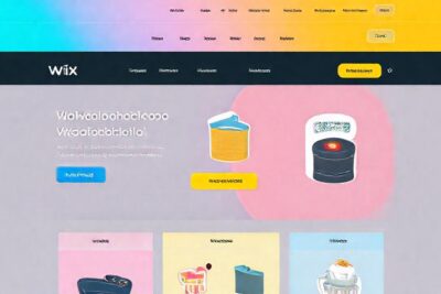 Wix ofrece una web fácil y colorida