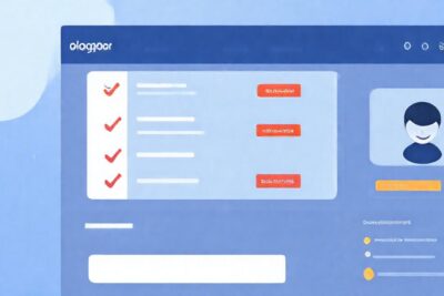 Interfaz de blog profesional y atractiva