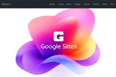 Una interfaz web moderna y colorida