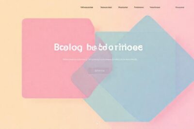 Un blog moderno y colorido